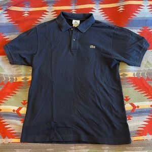 Lacoste Polo Navy Men’s 5 Large Short Sleeve